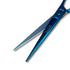 hair scissors set thinning cutting barber shears salon tools gold best quality blue colour - viva instruments 