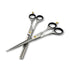 barber hair scissors set thinning shears salon hair tools - viva instruments 