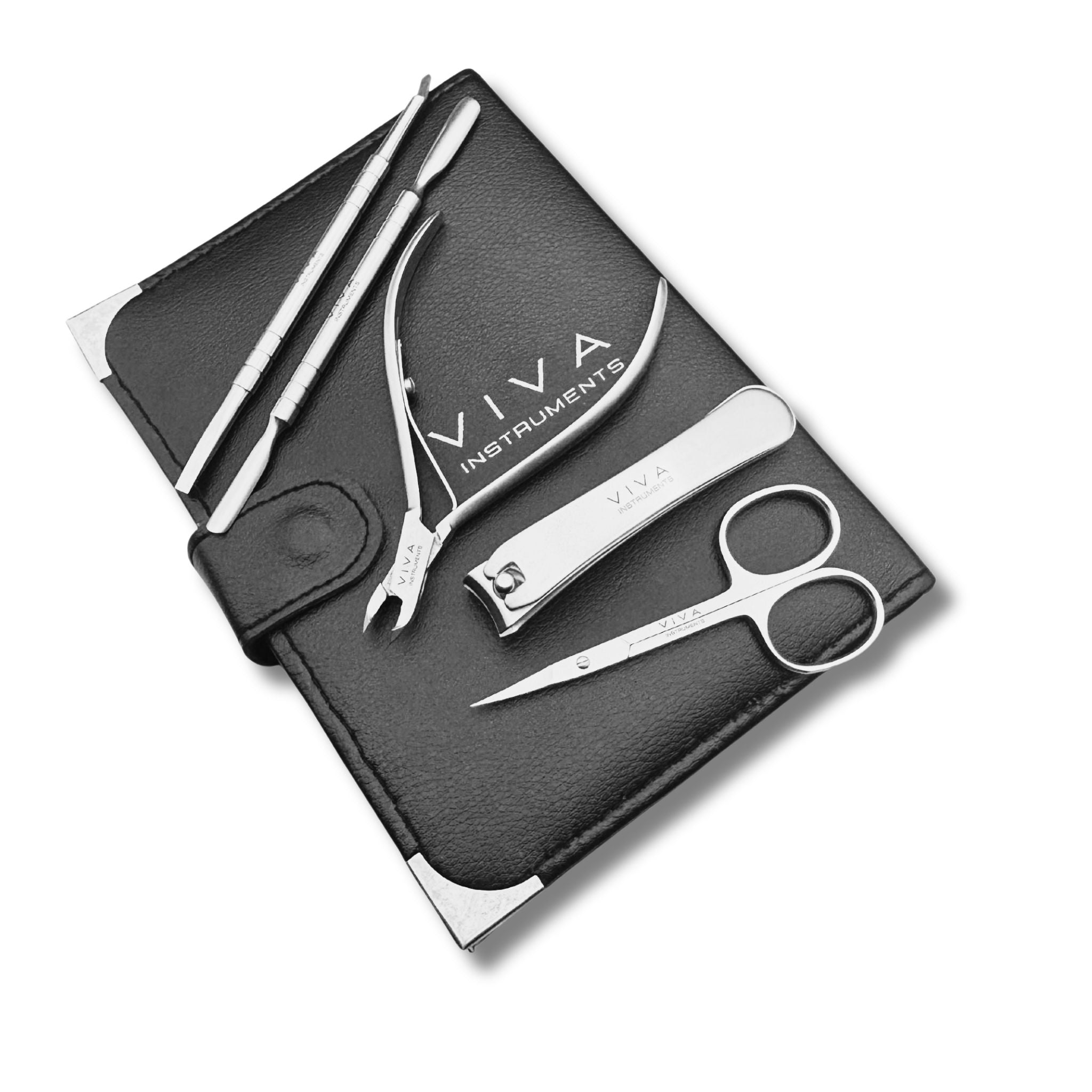 manicure tools kit nail salon scissors nippers pushers clippers - viva instruments 